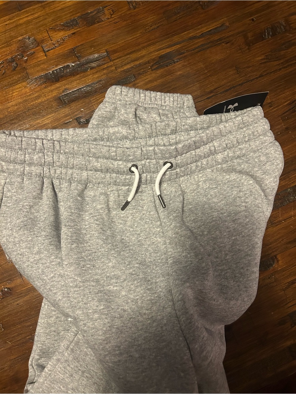 Under Armour Gray Fleece Jogger Pants - Picture 7 of 9